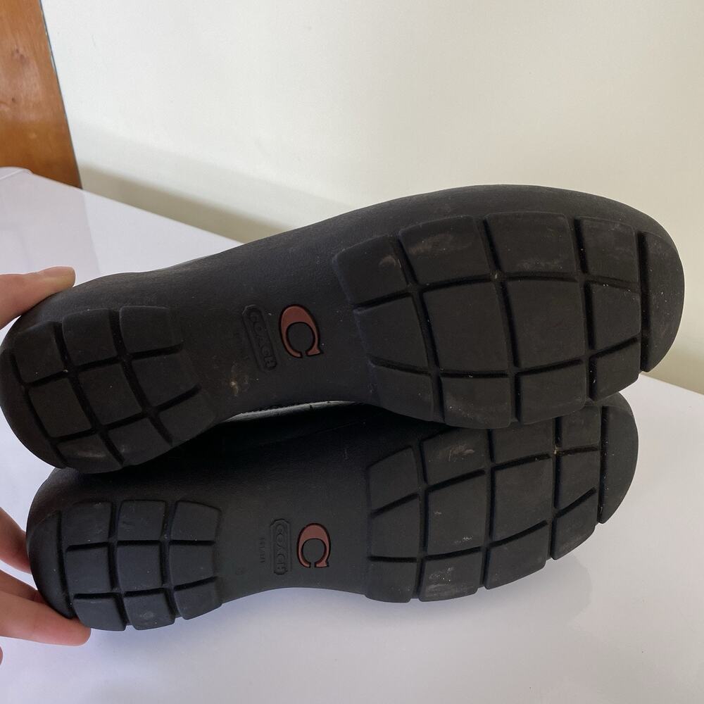 Coach P488 Dyanne Signature Ankle Boots Black Women's 8.5M - Picture 6 of 7